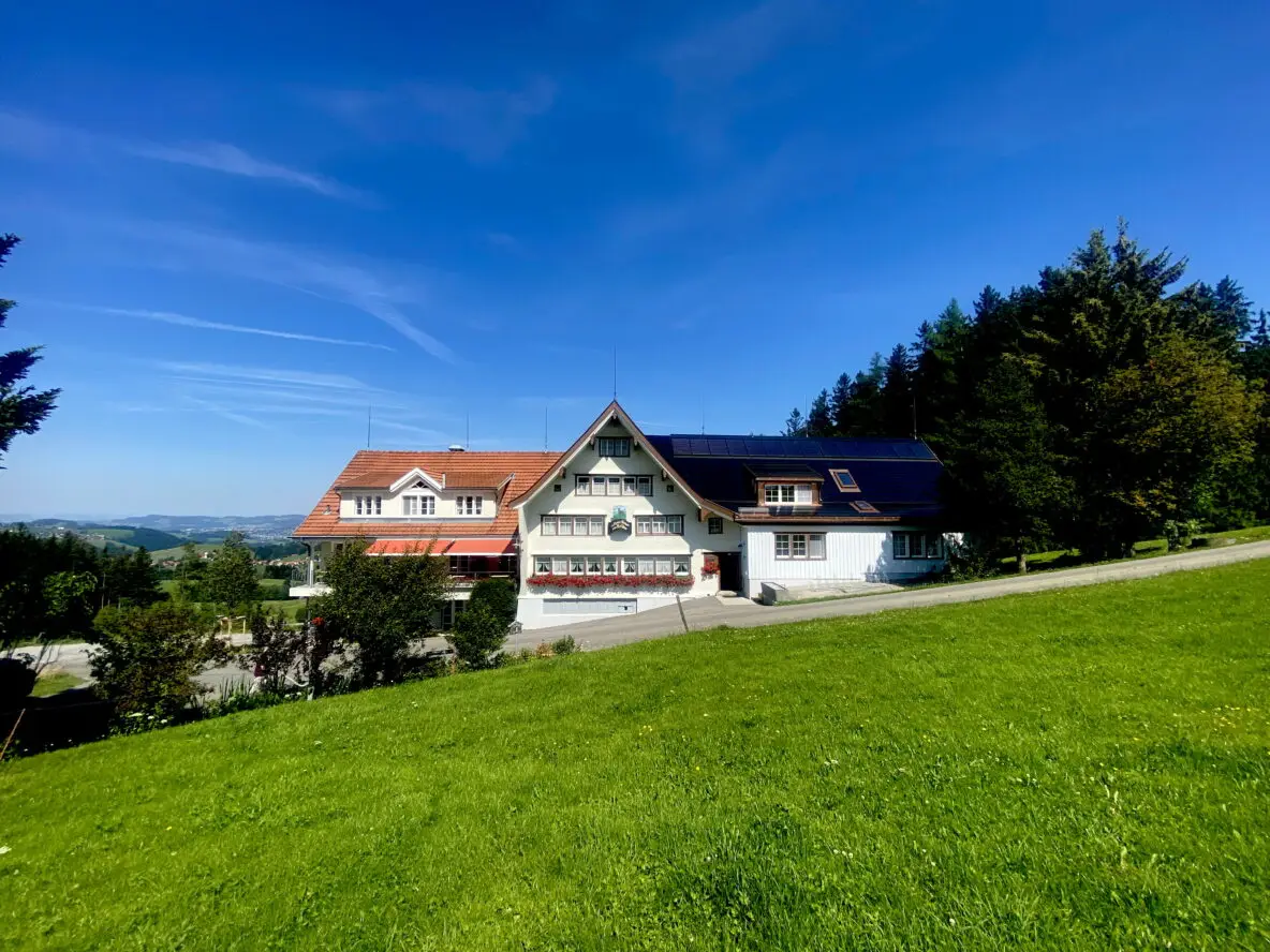 Hirschen Wald in den Hügeln des Appenzellerlandes